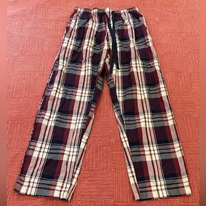 Denver Hayes men’s XL pyjama pants / Burgundy Navy white Plaid